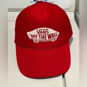 Vans Off The Wall Red Hat